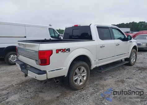 2018 Ford F-150 Platinum z USA, uszkodzony, nr VIN 1FTEW1E52JFD23737